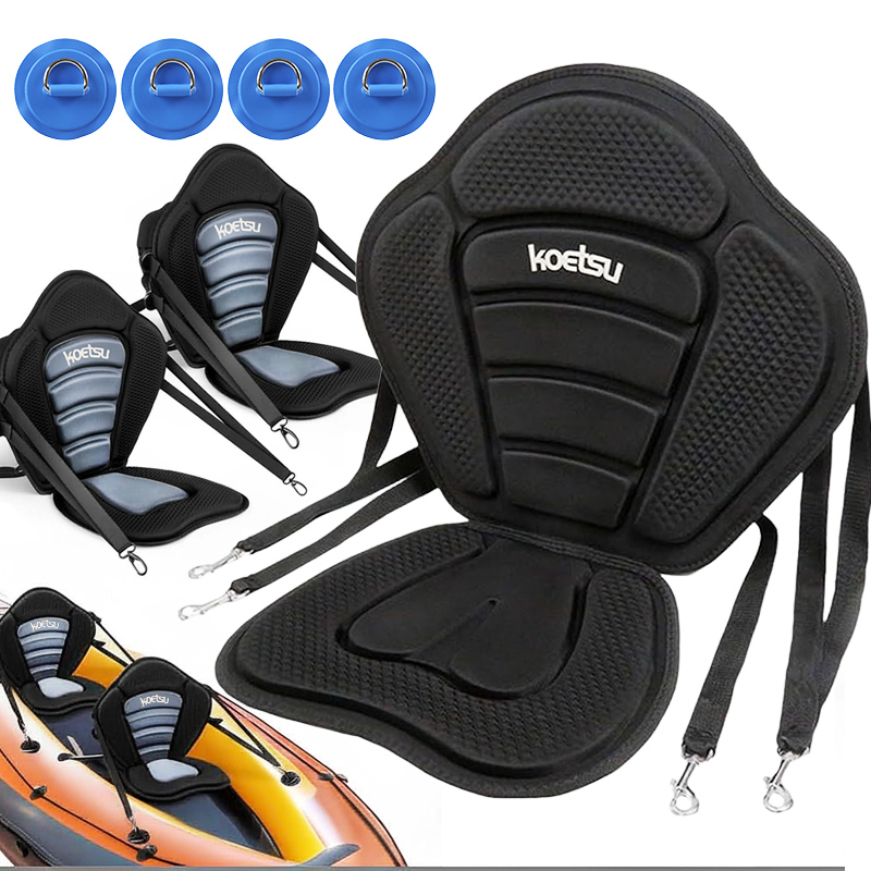 Kayak Seat Adjustable EVA Back - Fishing Kayak Crate recension och pris
