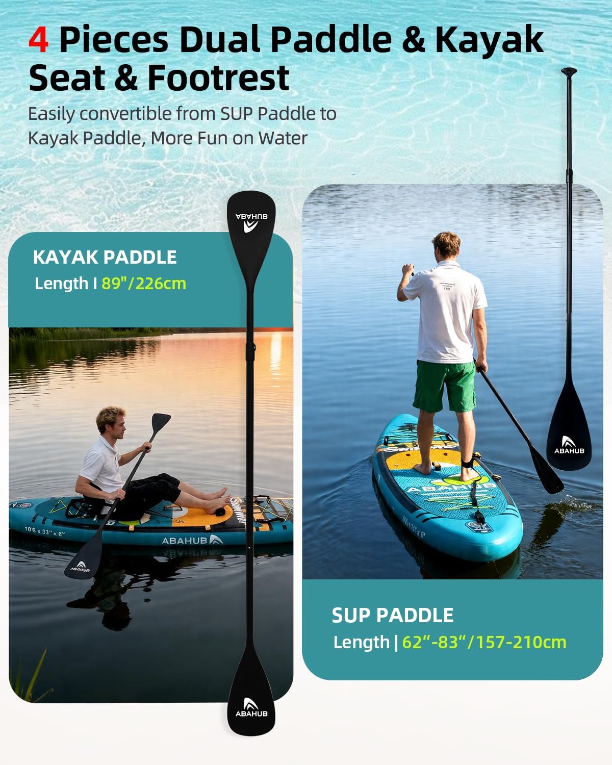 Wide 10.6ft x 31/34in Inflatab - Fishing Kayak Inflatable recension och pris