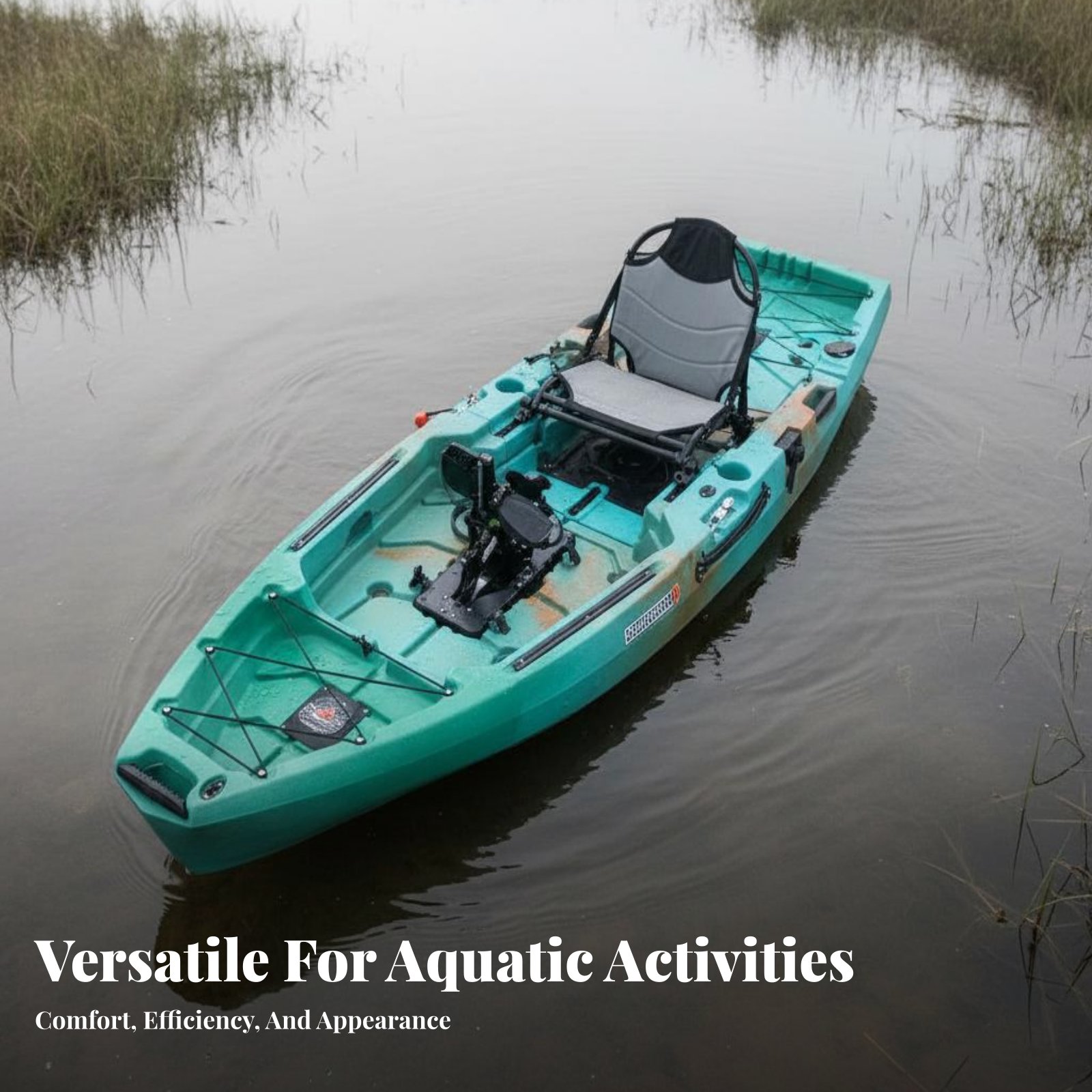 Pedal Drive Fishing Boat Folda - Fishing Kayak Sit On Top recension och pris