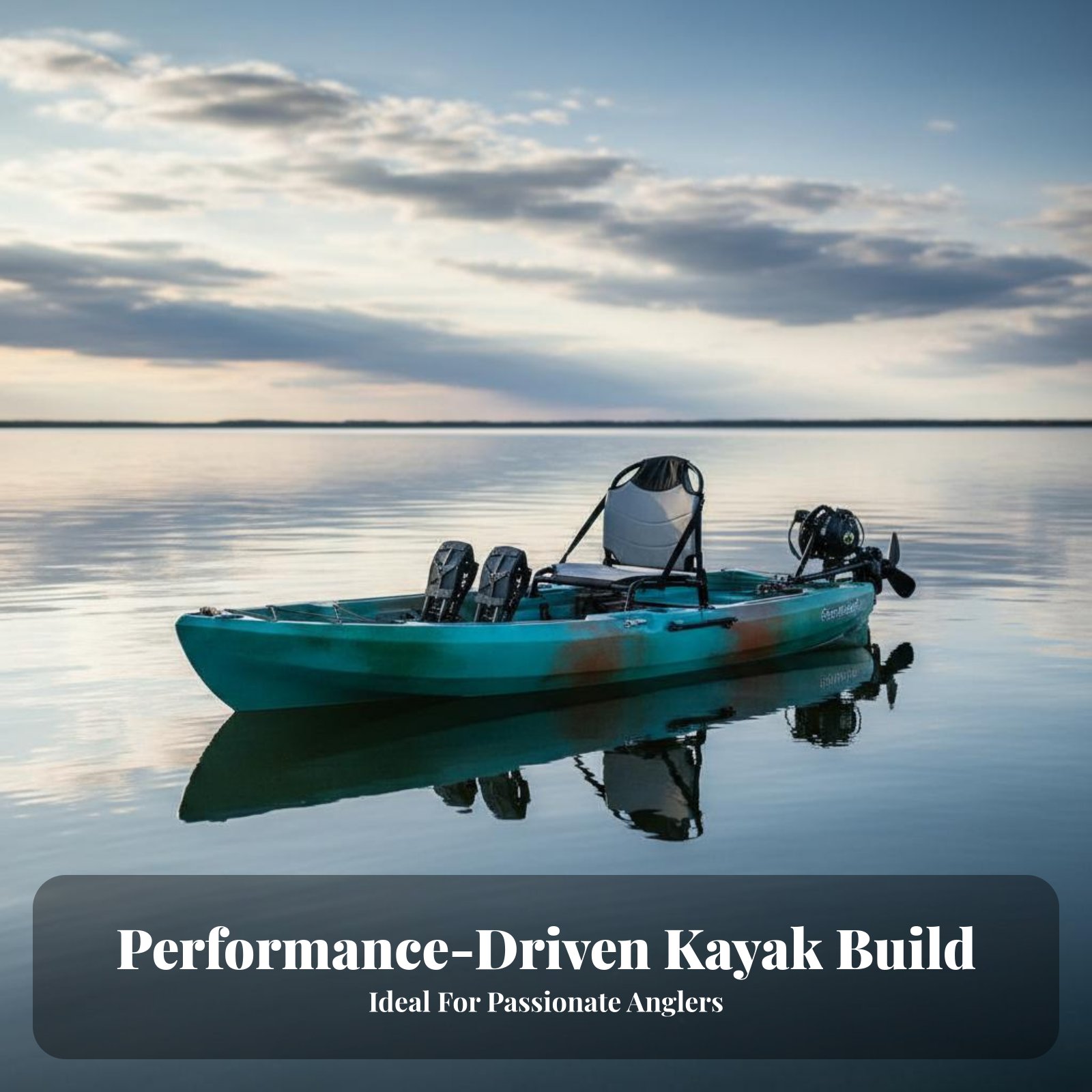 Pedal Drive Fishing Boat Folda - Fishing Kayak Sit On Top recension och pris